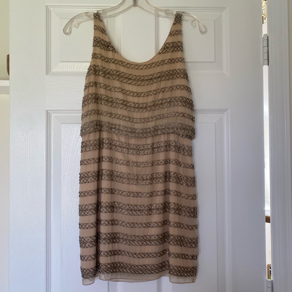 Alice And Olivia Beaded Mini Dress Nwt
